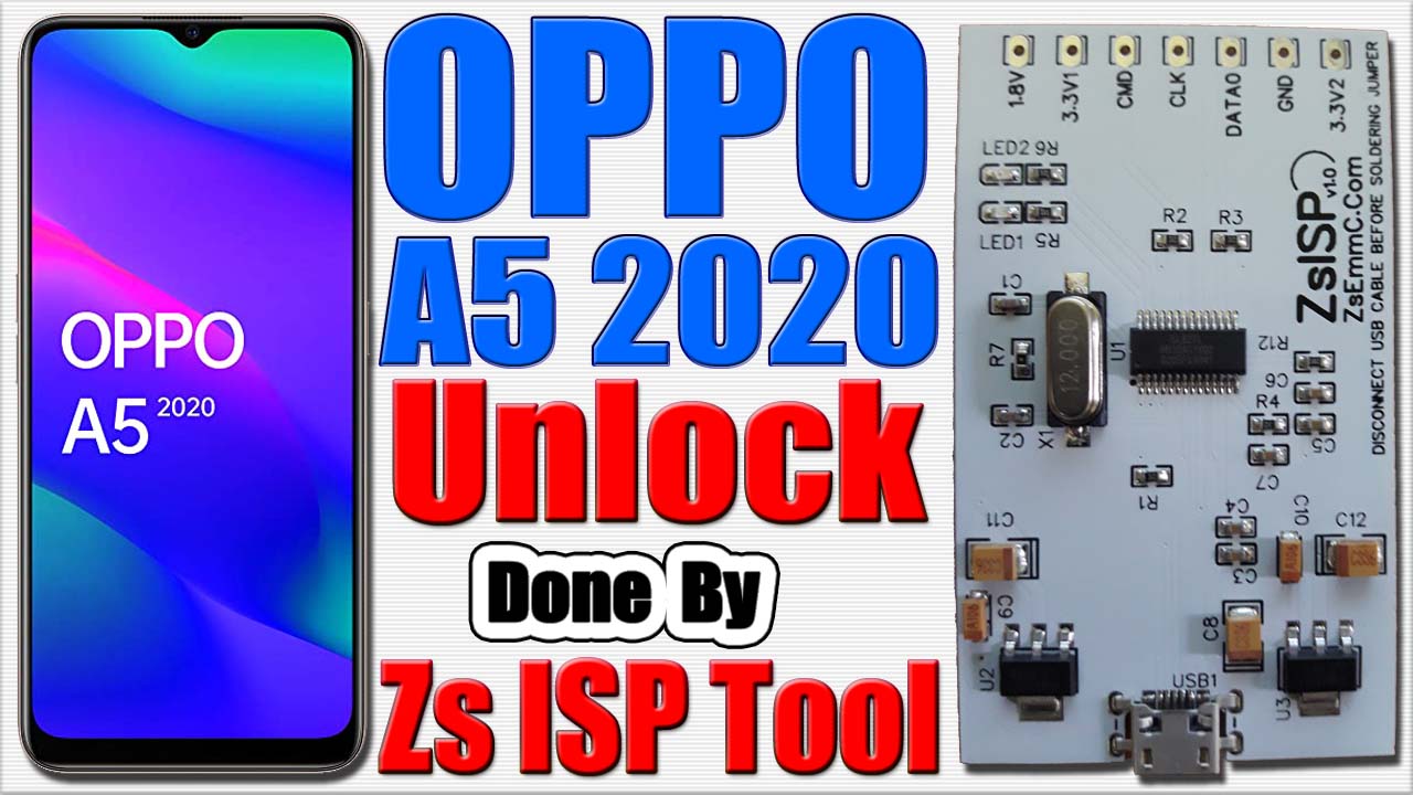 oppo cph1931 a5 2020 unlock by zs isp tool