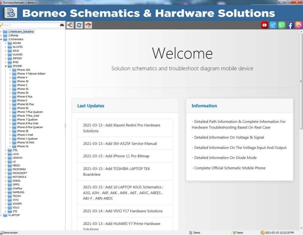 borneo schematic setup download