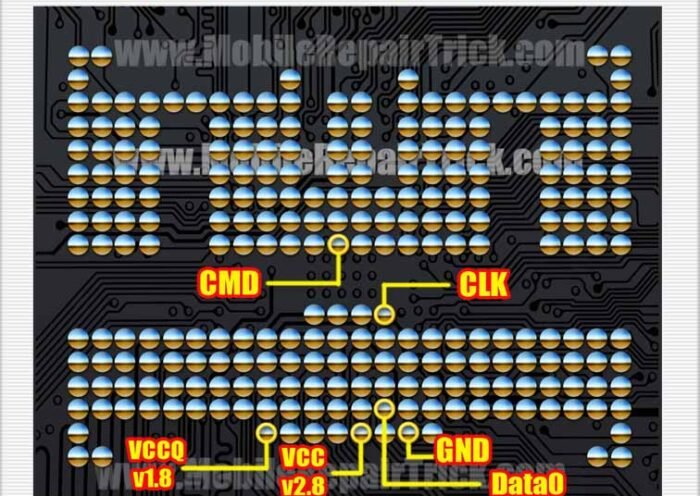 emmc bga 254 isp pinout