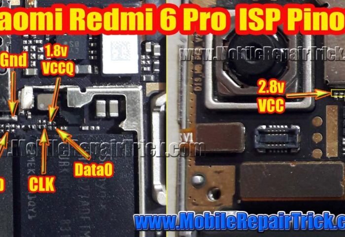 redmi 6 pro isp pinout