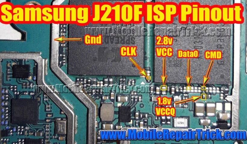 samsung j210f isp pinout